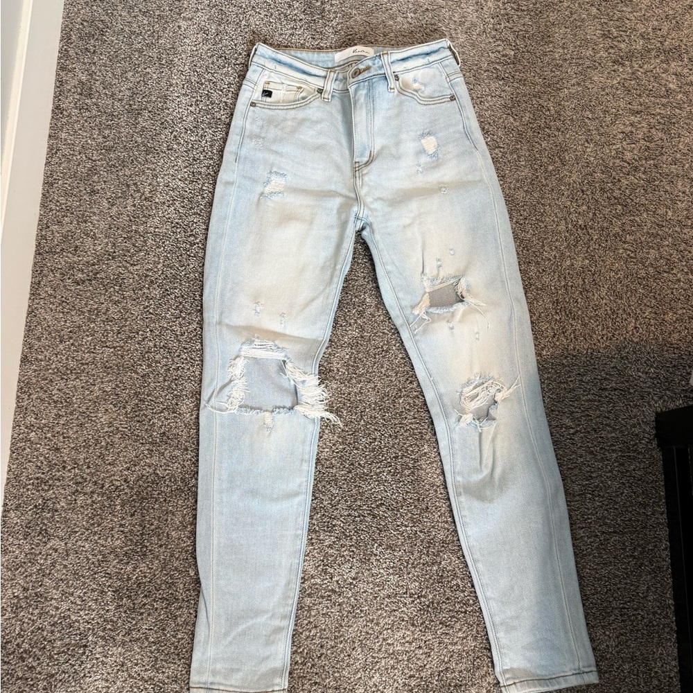 KanCan Light Blue Distressed Skinny Jeans